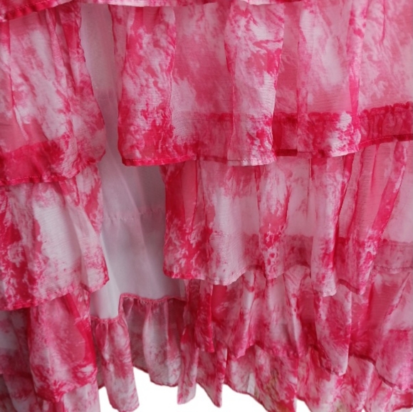 L'ATISTE Pink Ruffled Dress SZ 3X - Picture 5 of 11